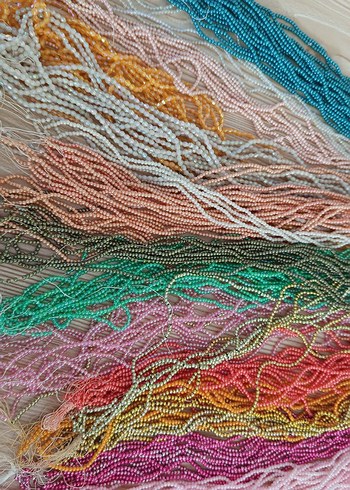 Renkli Boncuk Dizileri - Bohem Stil - Görsel 11