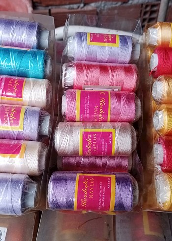 Renkli Bohem Nakış İplik Seti - Görsel 2