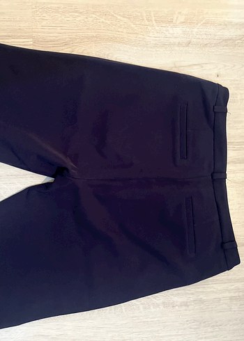 Kadın Lacivert Normal Boy Kumaş Pantolon - Görsel 3