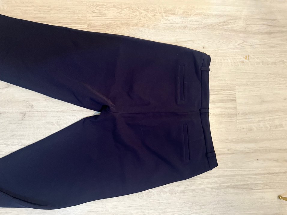 Kadın Lacivert Normal Boy Kumaş Pantolon - Görsel 3