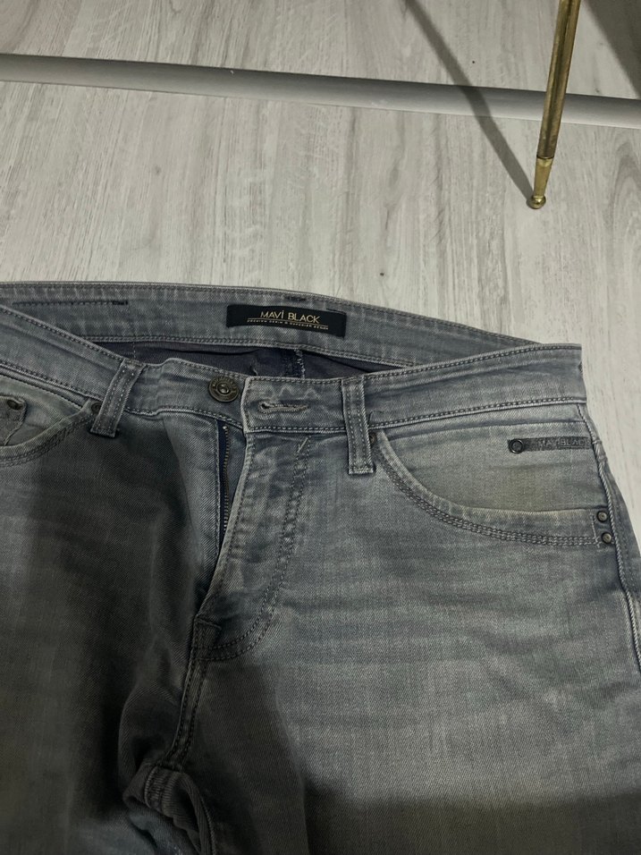 Gri Regular Fit Denim Erkek Pantolon - Görsel 2
