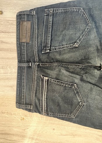 Koyu Gri Slim Fit Erkek Kot Pantolon - Görsel 3