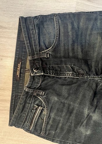 Koyu Gri Slim Fit Erkek Kot Pantolon - Görsel 2