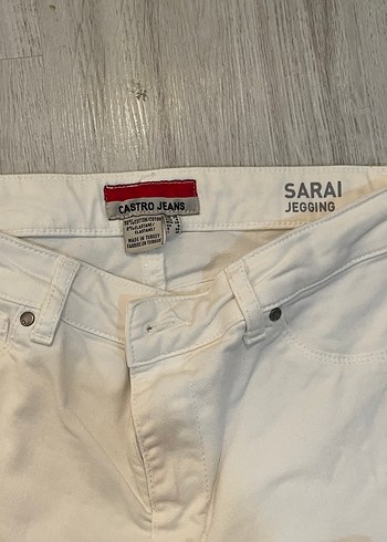 Beyaz Kadın Pantolon - Görsel 4