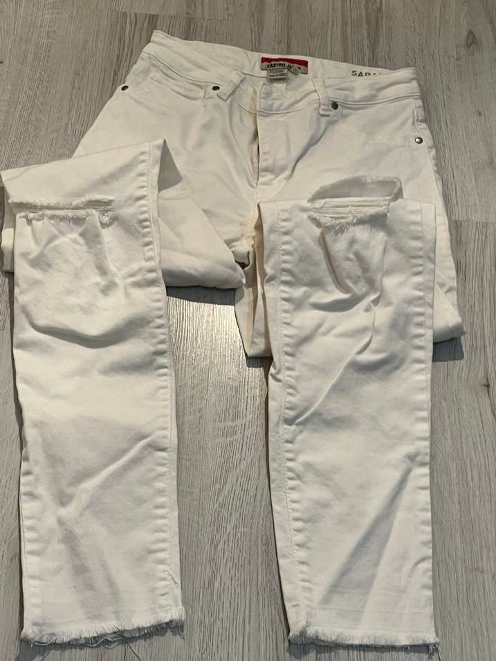 Beyaz Kadın Pantolon - Görsel 3