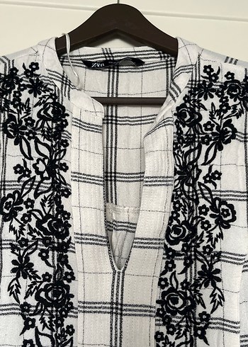 Nakış Detaylı Bohem Uzun Kollu Kadın Tunik - Görsel 6