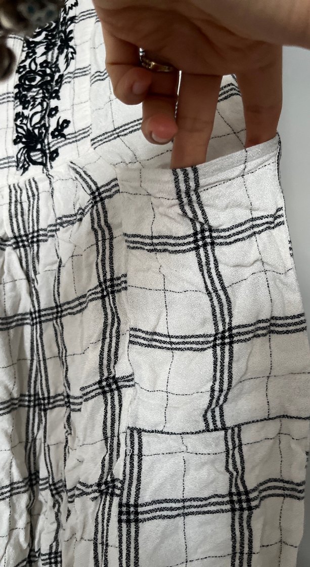 Nakış Detaylı Bohem Uzun Kollu Kadın Tunik - Görsel 4