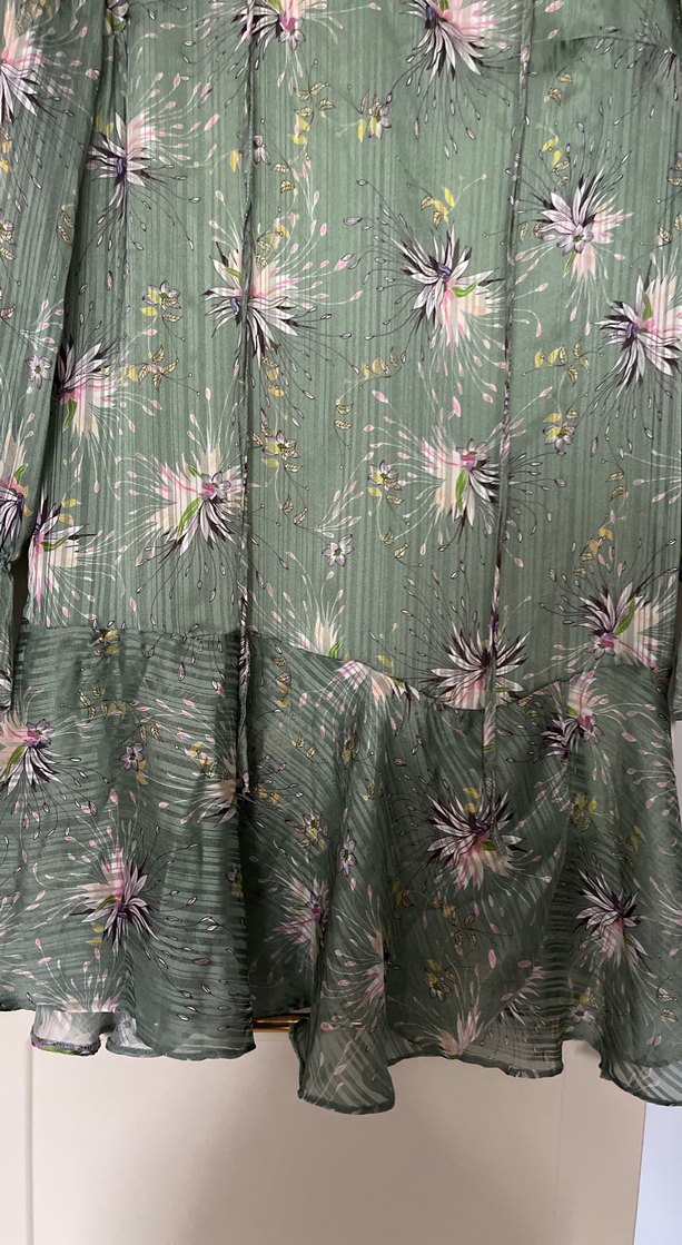 Yeşil mini elbise - Görsel 3