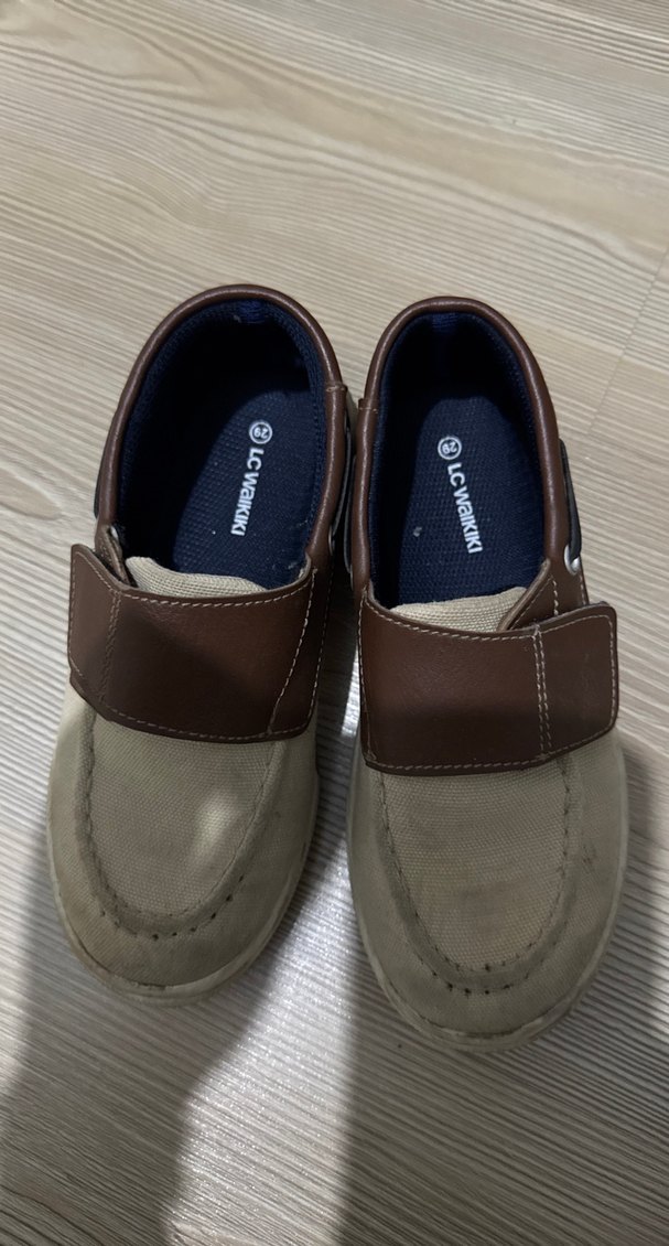 Kahverengi Erkek Çocuk Cırt Cırtlı Loafer - Görsel 2