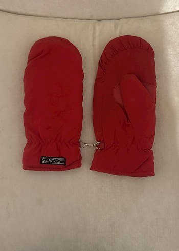 Bayan Kırmızı Eldiven - Görsel 4