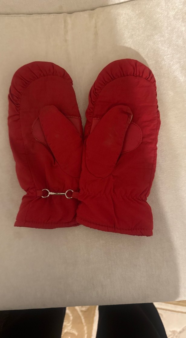 Bayan Kırmızı Eldiven - Görsel 5