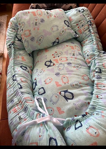 Renkli Baskılı Bebek Yatak Seti - Görsel 3