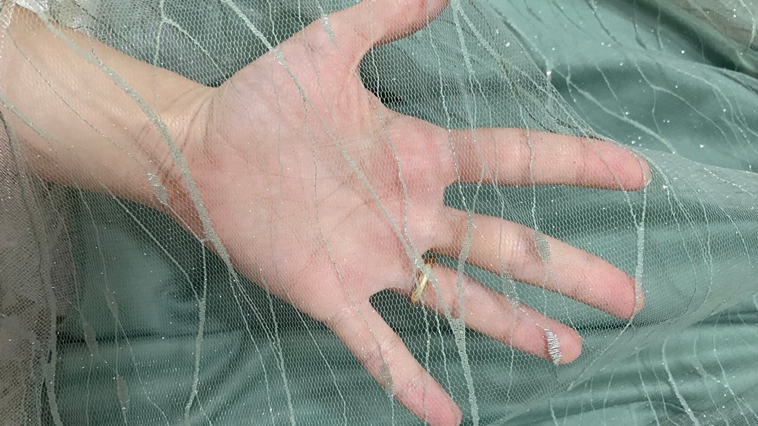 Şeffaf Detaylı Mini Vintage Abiye Elbise - Görsel 4