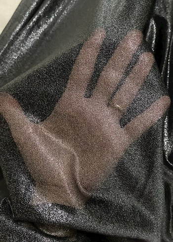 Siyah V Yakalı Gotik Midi Abiye Elbise - Görsel 8