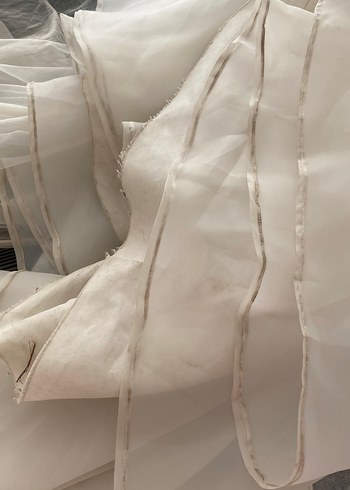 Modern Klasik Straplez Beyaz Prenses Gelinlik - Görsel 9