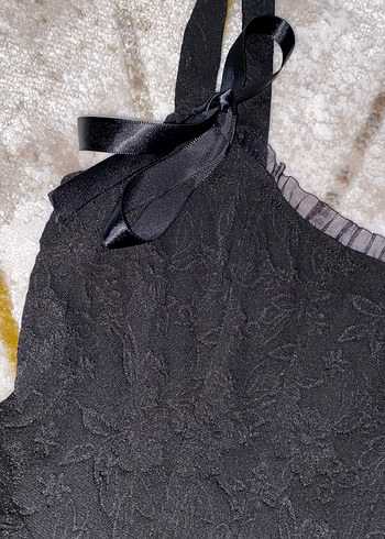 Kahverengi Siyah Gotik Midi Elbise - Görsel 6