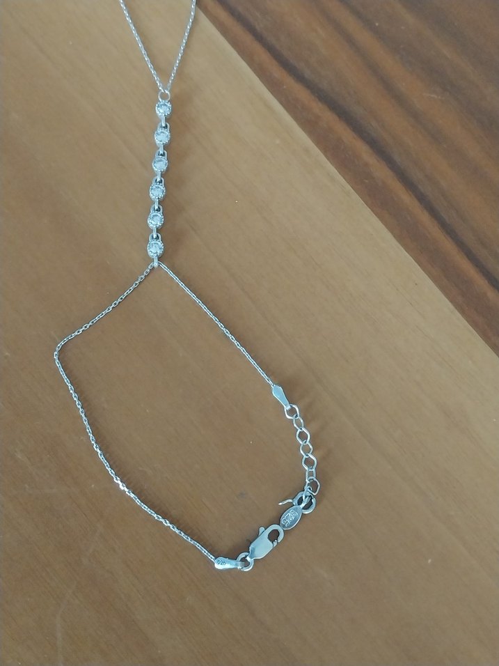 Gümüş 925 Ayar Şahmeran/Kadın El Zinciri - Görsel 2