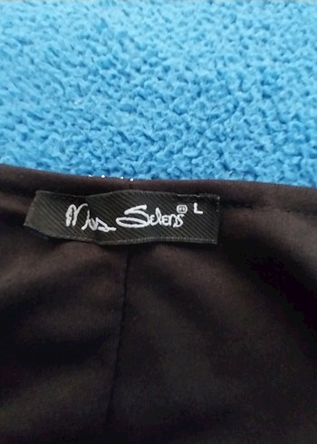 Yılan Desenli Siyah Midi Triko Elbise - Görsel 7