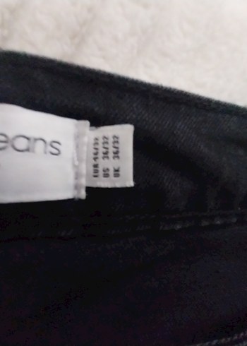 Erkek Siyah Rahat Kesim Kot Pantolon - Görsel 7