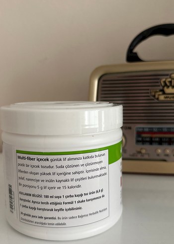 Herbalife Nutrition Çoklu Lif Tozu 204g - Görsel 2