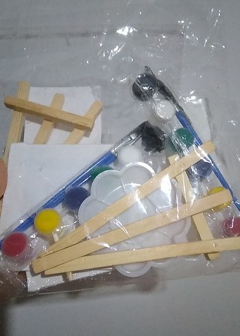 Ahşap Ayaklı Boyama Seti - Görsel 2