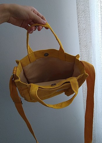 Sarı Kadın Günlük Çanta - Görsel 3