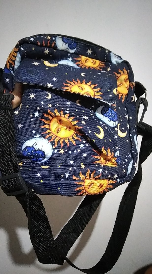Ay ve Güneş Desenli çocuk Omuz Çantası - Görsel 2