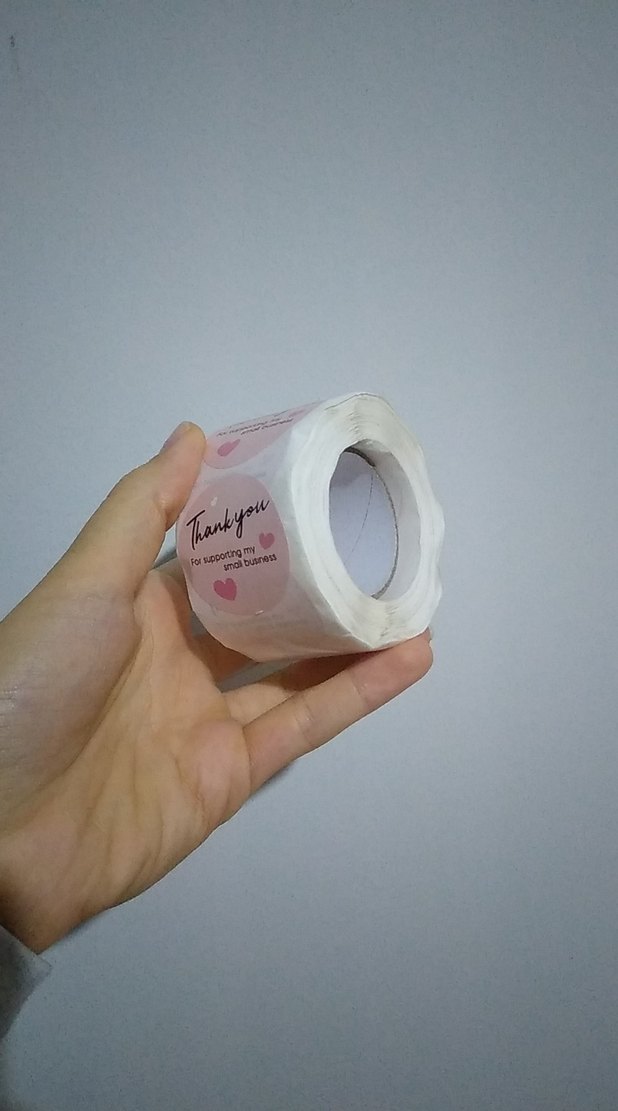 hediye Paketlerin üstüne teşekkür etiketi - Görsel 2