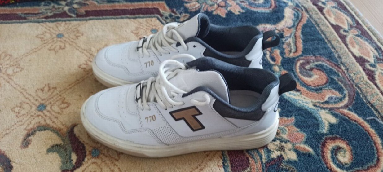 Tony Black Beyaz Bağcıklı Kadın Spor Ayakkabı - Görsel 2