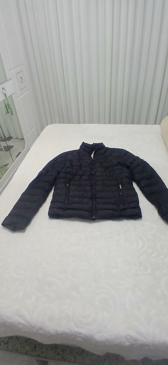 Siyah Fermuarlı  Erkek Mont - Görsel 2