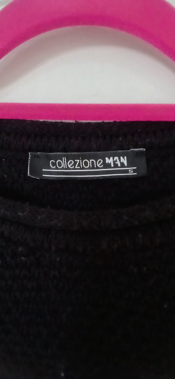 Siyah Kadın Uzun Kollu Bisiklet Yaka Kazak - Görsel 2