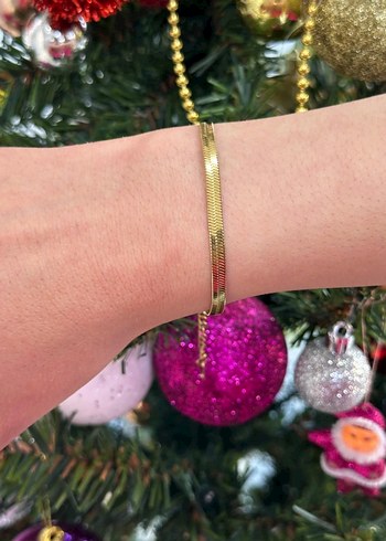 2Lİ ÇELİK İTALYAN KOLYE BİLEKLİK SET - Görsel 2