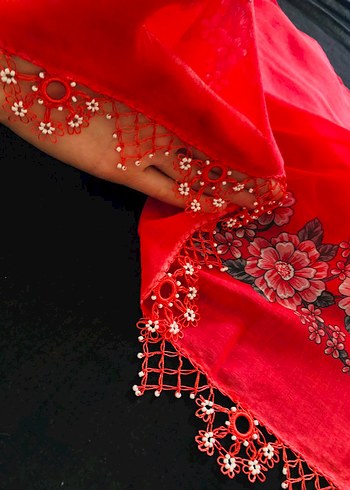 yazma iğne oyası tığ oyasi - Görsel 10