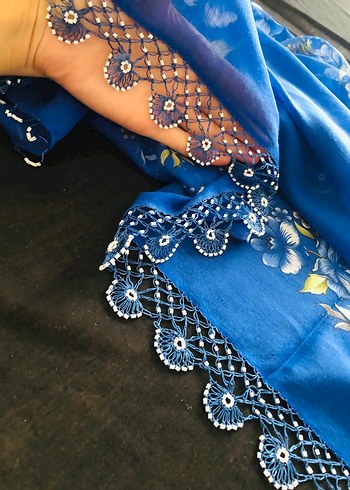 yazma iğne oyası tığ oyasi - Görsel 7