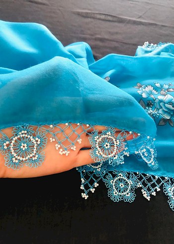 yazma iğne ve tığ oyası karışık - Görsel 4