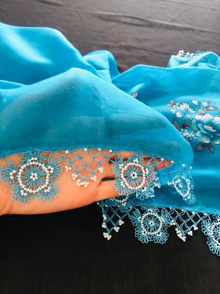 yazma iğne ve tığ oyası karışık - Görsel 4