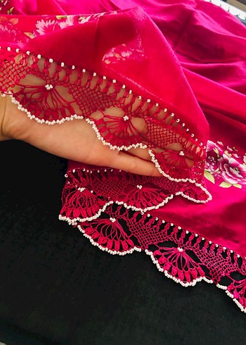 yazma iğne oyası tığ oyası - Görsel 12