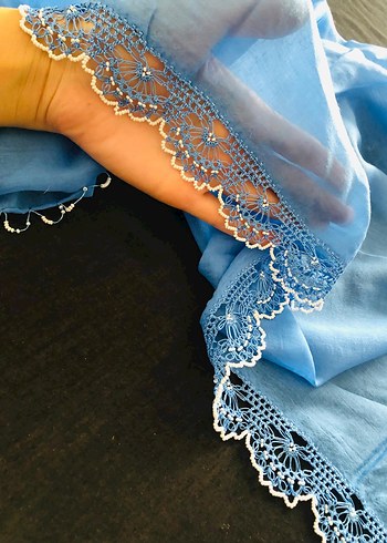 yazma iğne oyası tığ oyası - Görsel 14