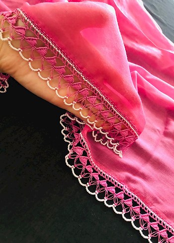 yazma iğne oyası tığ oyası - Görsel 8