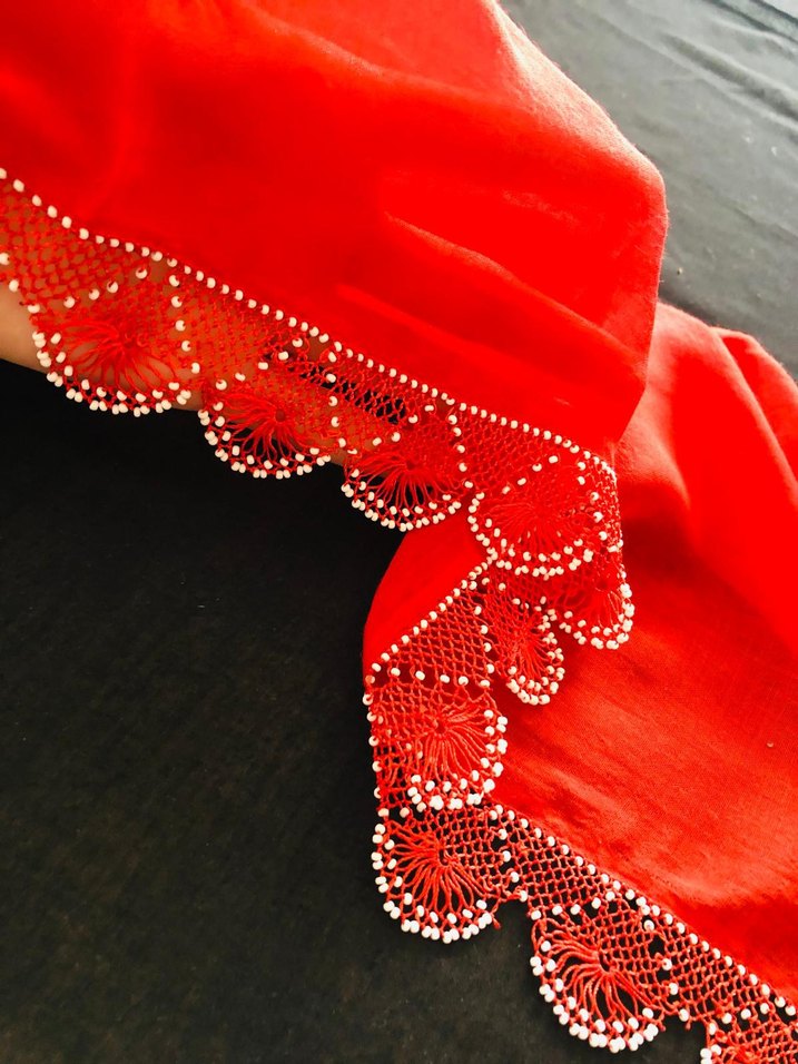 yazma iğne oyası tığ oyası - Görsel 4