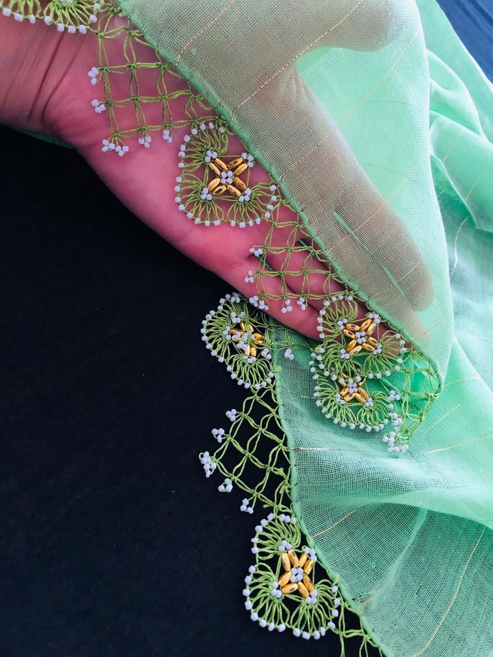 yazma iğne oyası tığ oyası - Görsel 5