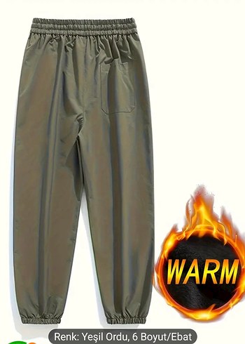 Haki renk Erkek Jogger Pantolon - Görsel 4