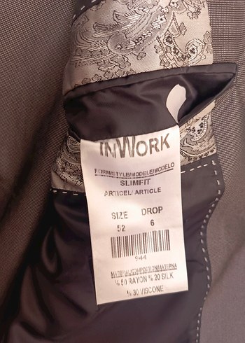 Düğmeli gri  Erkek Takım Elbise - Görsel 6