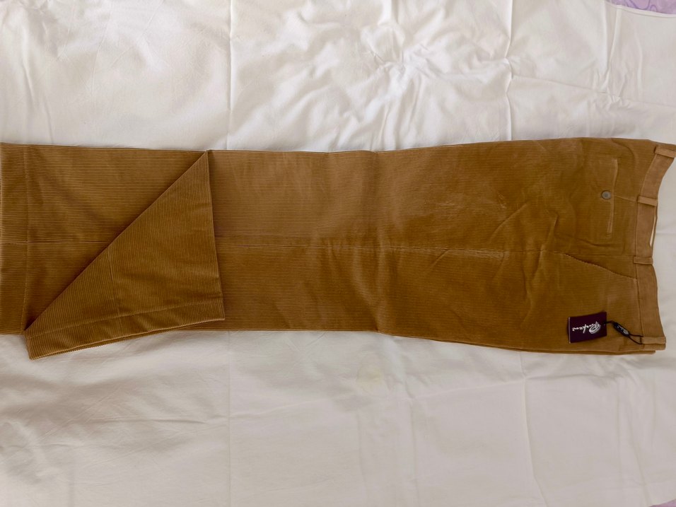 Kadife Erkek Düğmeli Pantolon - Görsel 3