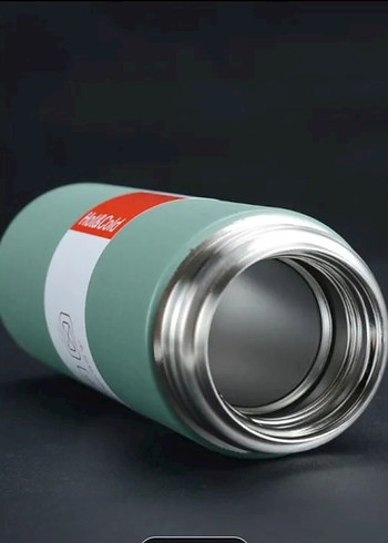 MOBE ÇELİK Yeşil Termos ve 3 Bardak Seti 500 ml. - Görsel 2