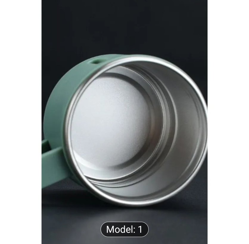 MOBE ÇELİK Yeşil Termos ve 3 Bardak Seti 500 ml. - Görsel 4