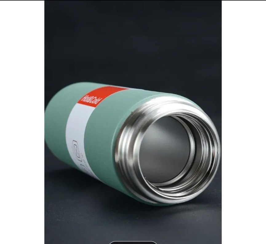 MOBE ÇELİK Yeşil Termos ve 3 Bardak Seti 500 ml. - Görsel 2