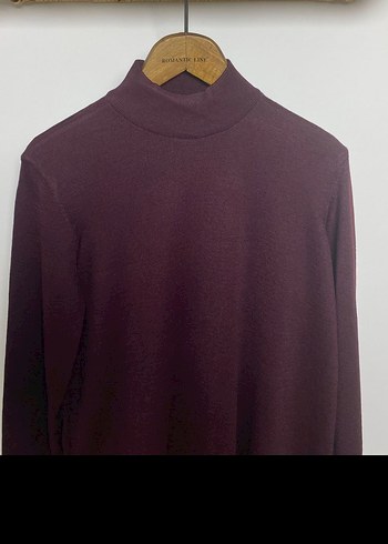 KİP Bordo balıkçı yaka L beden erkek kazak - Görsel 3