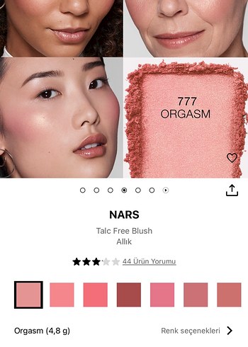 NARS Orgasm Allık - Görsel 9