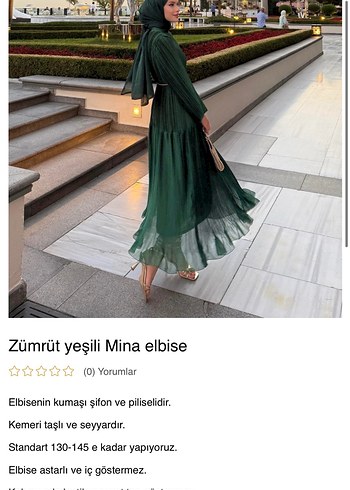 Zümrüt Yeşili Piliseli Uzun Elbise ve şal - Görsel 4